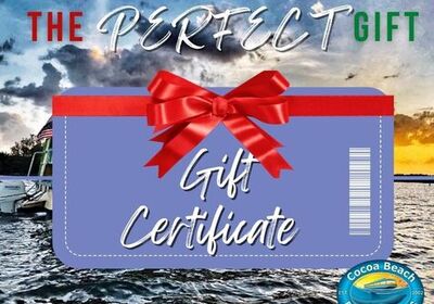 Purchase a Cocoa Beach Dolphin Tours gift certificate for your loved ones this holiday season.