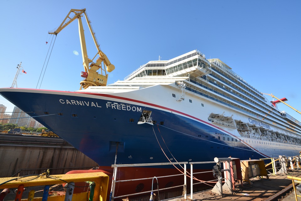 From Barcelona to Florida: Carnival Freedom returns in style.